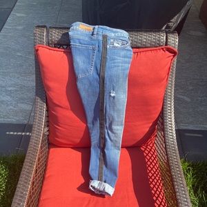 Garage Black Stripe Jeans